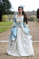 NICOLE BASS on the Set of The Only Way is Essex 04/18/2021