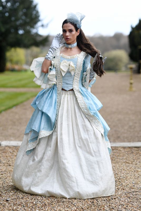 NICOLE BASS on the Set of The Only Way is Essex 04/18/2021