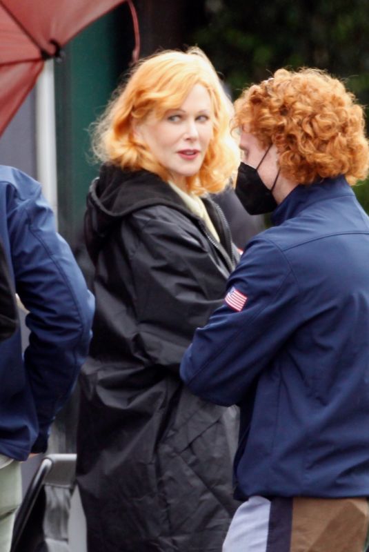 NICOLE KIDMAN on the Set of Being the Ricardos in Hollywood 04/14/2021