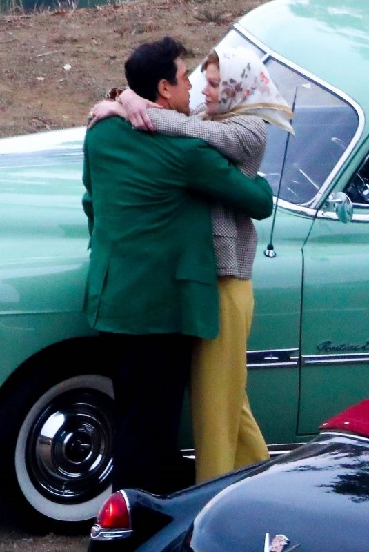 NICOLE KIDMAN on the Set of Being the Ricardos in Los Angeles 04/23/2021