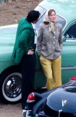 NICOLE KIDMAN on the Set of Being the Ricardos in Los Angeles 04/23/2021