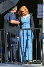 NICOLE KIDMAN on the Set of Being the Ricardos in Los Angeles 04/27/2021