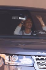 NICOLE MURPHY at City National Bank Drive-thru in Beverly Hills 04/06/2021