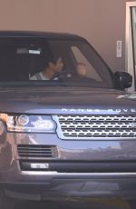 NICOLE MURPHY at City National Bank Drive-thru in Beverly Hills 04/06/2021