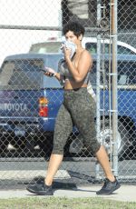 NICOLE MURPHY Leaves a Gym in Los Angeles 04/02/2021