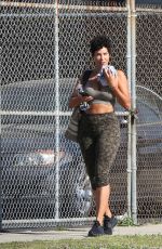 NICOLE MURPHY Leaves a Gym in Los Angeles 04/02/2021