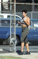 NICOLE MURPHY Leaves a Gym in Los Angeles 04/02/2021