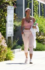 NICOLE MURPHY Leavesa a Gym in Los Angeles 04/28/2021