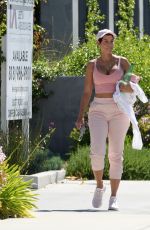 NICOLE MURPHY Leavesa a Gym in Los Angeles 04/28/2021