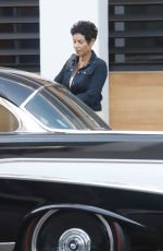 NICOLE MURPHY Out with a Mystery Man in Beverly Hills 04/05/2021