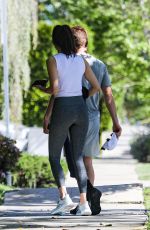 NINA DOBREV Heading to a Gym in Los Angeles 04/19/2021