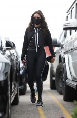 NINA DOBREV Leaves a Gym in West Hollywood 04/23/2021