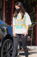 NINA DOBREV Leaves a Plant Nursery in Los Angeles 04/06/2021