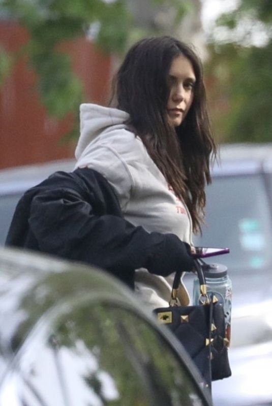 NINA DOBREV Out and About in Los Angeles 04/14/2021