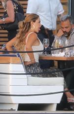 NINEL CONDE Out for Lunch with Friends in Miami 04/16/2021