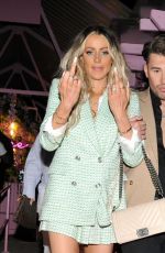 OLIVIA ATTWOOD Leaves Boujee Bar in Manchester 04/23/2021