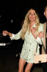 OLIVIA ATTWOOD Leaves Boujee Bar in Manchester 04/23/2021