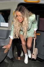 OLIVIA ATTWOOD Leaves Boujee Bar in Manchester 04/23/2021