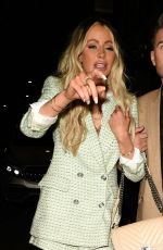 OLIVIA ATTWOOD Leaves Boujee Bar in Manchester 04/23/2021