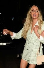 OLIVIA ATTWOOD Leaves Boujee Bar in Manchester 04/23/2021