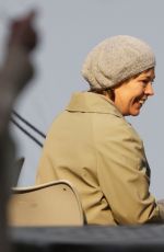 OLIVIA COLMAN on the Set of Landscapers in Essex 04/08/2021