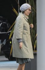 OLIVIA COLMAN on the Set of Landscapers in Essex 04/08/2021