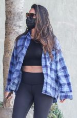 OLIVIA MUNN Leaves Rise Nation Gym in West Hollywood 04/15/2021