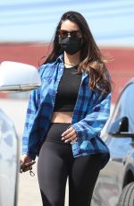 OLIVIA MUNN Leaves Rise Nation Gym in West Hollywood 04/15/2021