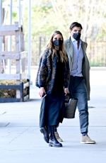 OLIVIA PALERMO and Johannes Huebl Out Kissing in New York 04/08/2021