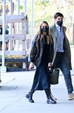 OLIVIA PALERMO and Johannes Huebl Out Kissing in New York 04/08/2021