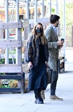 OLIVIA PALERMO and Johannes Huebl Out Kissing in New York 04/08/2021