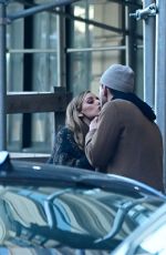 OLIVIA PALERMO and Johannes Huebl Out Kissing in New York 04/08/2021
