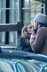 OLIVIA PALERMO and Johannes Huebl Out Kissing in New York 04/08/2021