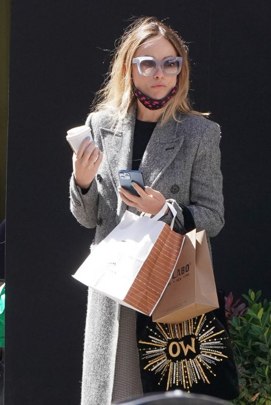 OLIVIA WILDE Out for Lunch at Marylebone Patisserie in London 04/22/2021