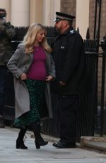 OPHELIA LOVIBOND on the Set of This Sceptred Isle in London 04/19/2021