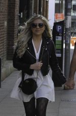 PAIGE TURLEY Leaves Ducie Street Warehouse in Manchester 04/22/2021