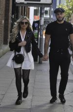 PAIGE TURLEY Leaves Ducie Street Warehouse in Manchester 04/22/2021
