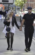 PAIGE TURLEY Leaves Ducie Street Warehouse in Manchester 04/22/2021
