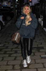 PAIGE TURLEY Night Out in London 04/15/2021