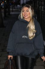 PAIGE TURLEY Night Out in London 04/15/2021