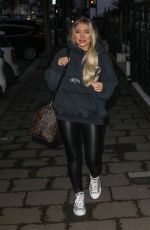 PAIGE TURLEY Night Out in London 04/15/2021