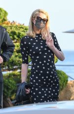 PARIS HILTON Out for Dinner at Nobu in Malibu 04/05/2021