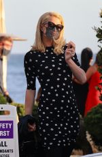 PARIS HILTON Out for Dinner at Nobu in Malibu 04/05/2021