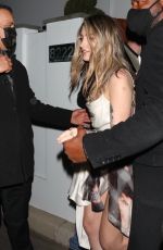 PARIS JACKSON and CARA DELEVINGNE Leaves am Oscars Party in Bel Air 04/25/2021