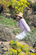 PAULA PATTON Out at Point Dume in Malibu 04/06/2021