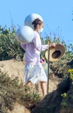 PAULA PATTON Out at Point Dume in Malibu 04/06/2021