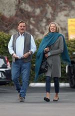 PAULINA PORIZKOVA and Aaron Sorkin Out in Los Angeles 04/27/2021