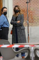 PENELOPE CRUZ on the Set of Pedro Almdovar