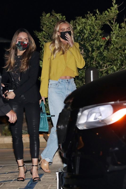 PETRA ECCLESTON Oit for Dinner with Friends at Nobu in Malibu 04/10/2021