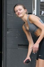 PEYTON KNIGHT at Dogpound Gym in New York 04/21/2021